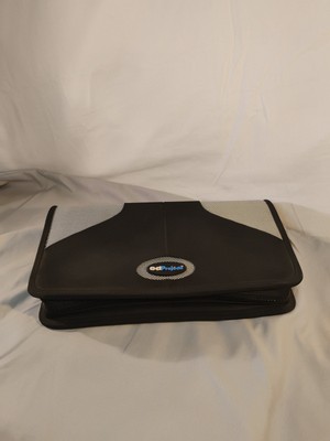  CD PROJECTS 64 Capacity CD DVD Blu Ray Media Storage Zip Case Zip Up Holder 
