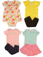 Baby Girl 3/6 Months Clothes Rompers Pants Shirts Bodysuits Outfits Summer Lot