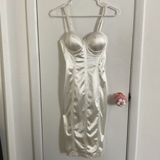 Fashion Nova Stupid in Love Dress White S