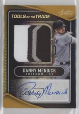 2022 Panini Absolute Spectrum Gold 3/10 Danny Mendick #TTJS-DM Auto 19ed