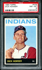 1964 Topps #478 DICK HOWSER Cleveland Indians PSA 8 NM-MT LOW POP!