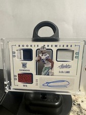 CEEDEE LAMB DALLAS COWBOYS AUTOGRAPHED ROOKIE CARD. rookie card picture