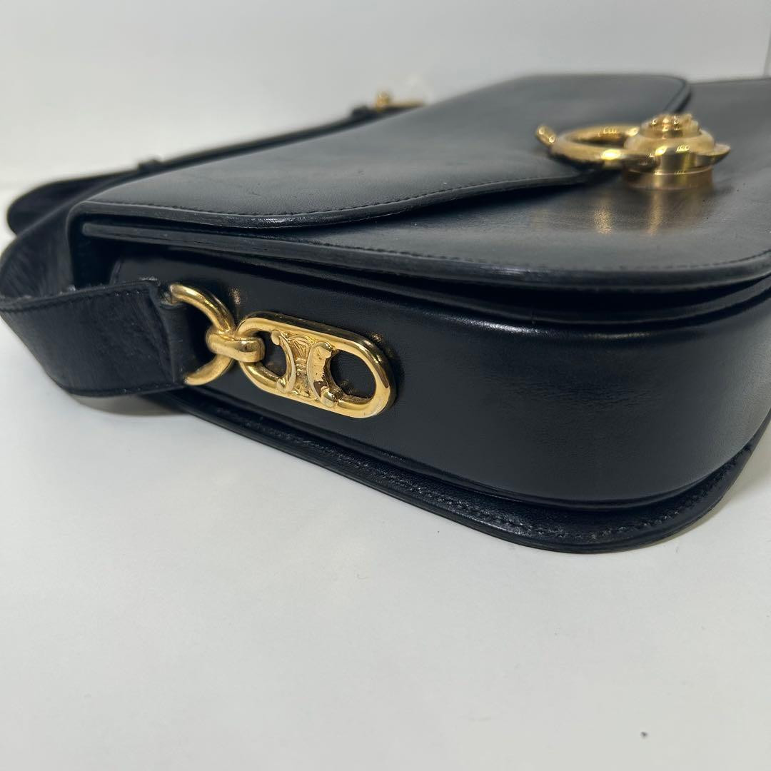CELINE Phoebe Philo Era Triomphe Leather Shoulder Bag Authentic — image 5