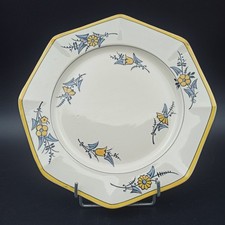 BOCH LA LOUVIÈRE - ASSIETTE MONTÉE / SUR PIED EN FAÏENCE Style Art Déco 