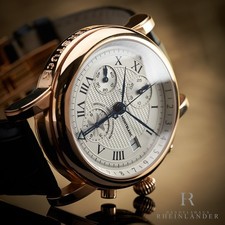 Montblanc Star Collection Solid Gold Automatic GMT Chronograph Uhr 101638 ID