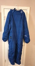 Selk’bag Lite Wearable Sleeping Bag Blue Size Large Camping Sleep Suit Hiking