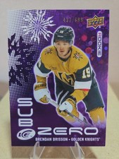 2024-25 Upper Deck ICE - Sub Zero Rookies Brendan Brisson #SZ-BB /699 (RC)