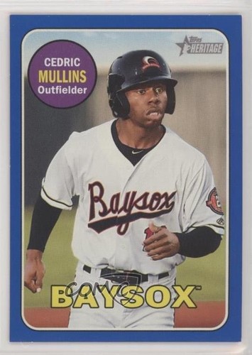 2018 Topps Heritage Minor League Edition Blue /99 Cedric Mullins #35