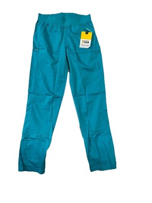 WonderWink Pro Stretch Women's Scrub Pants With Pockets - Teal- Small
