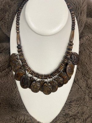 Vintage handcrafted Tibetan tribal necklace 