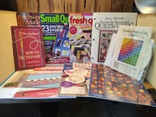 Vintage Mixed Lot of 10 Quilt Patterns Magazines Softcovers Books  Templates