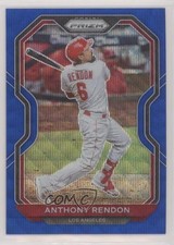2021 Panini Prizm Tier III Blue Wave Prizm 40/60 Anthony Rendon #245 r0j