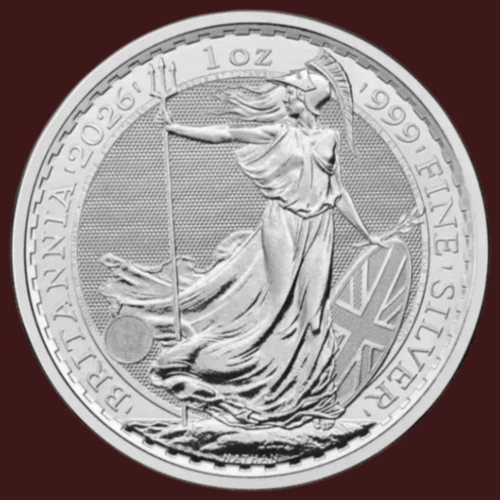 2026 £2 1-oz Great Britain Silver Britannia .999 Brilliant Uncirculated - product listing photo