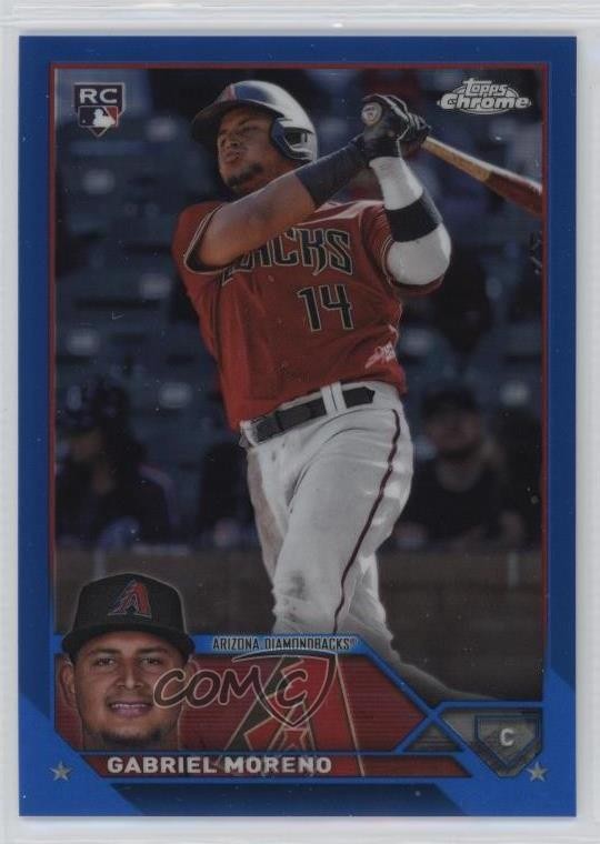 2023 Topps Chrome Update Blue Refractor 53/150 Gabriel Moreno #USC36 0xk7