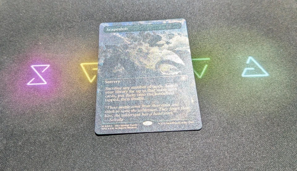 NM Foil Extended Art Borderless Scapeshift OTJ Special Guests - Image 2 of 4