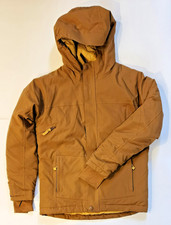 Boys L 12/14 Snow Coat Jacket 3M Thinsulate Insulation ALL iN MOTION Brown