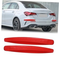 Car Bumper Guard Universal Rubber Bumpers Protector Cars Front Rear Guard Red