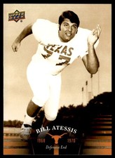 2011 Upper Deck University of Texas Bill Atessis Texas Longhorns #17