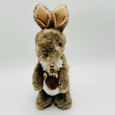San Francisco Zoo Mom  JOEY Baby Kangaroo Stuffed Plush 12" Wild Republic