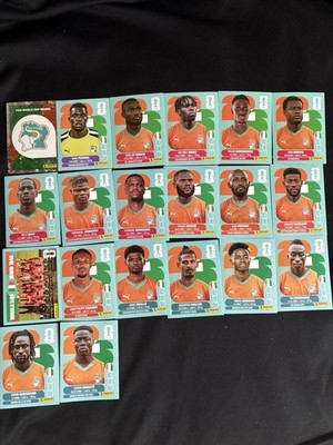 Panini FIFA World Cup 2026 Elfenbeinküste CIV 1-20 , Team komplett, sortiert