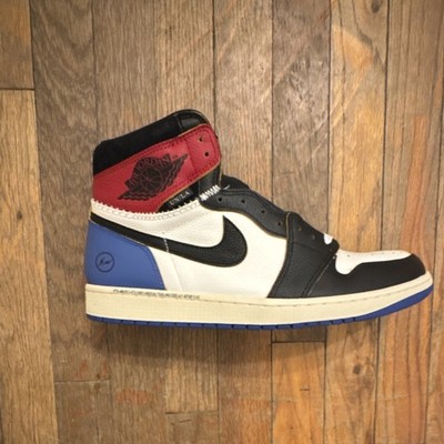 Air Jordan 1 Retro High OG SP Fragment x Union LA Red Sport Royal - Size 12