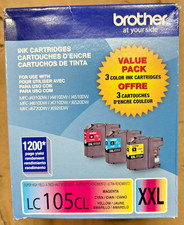 Genuine Brother LC1053PKS / LC105CL XXL Extra Hi-Yld Color MultiPack 2027/2028 