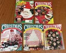VTG Christmas Year-Round Needlework  Craft Ideas Prem Issue 1990 Plus 4 Others