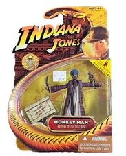 Indiana Jones : Raiders of Lost Ark Monkey Man 3.75" Action Figure New On Card