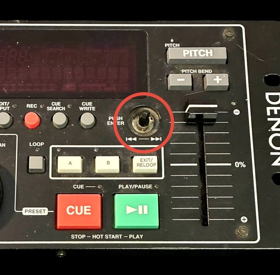 Denon DN-M2300R Professional Dual Minidisc Control console only -READ - Image 4 of 4