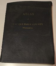 1940 Atlas Lac Qui Parle County Minnesota Advertising Maps Owner Names Plat Book