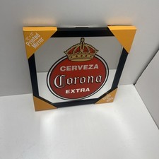 CERVEZA CORONA EXTRA Printed Mirror Sleek Black Frame Office Bar Game Room Dorm