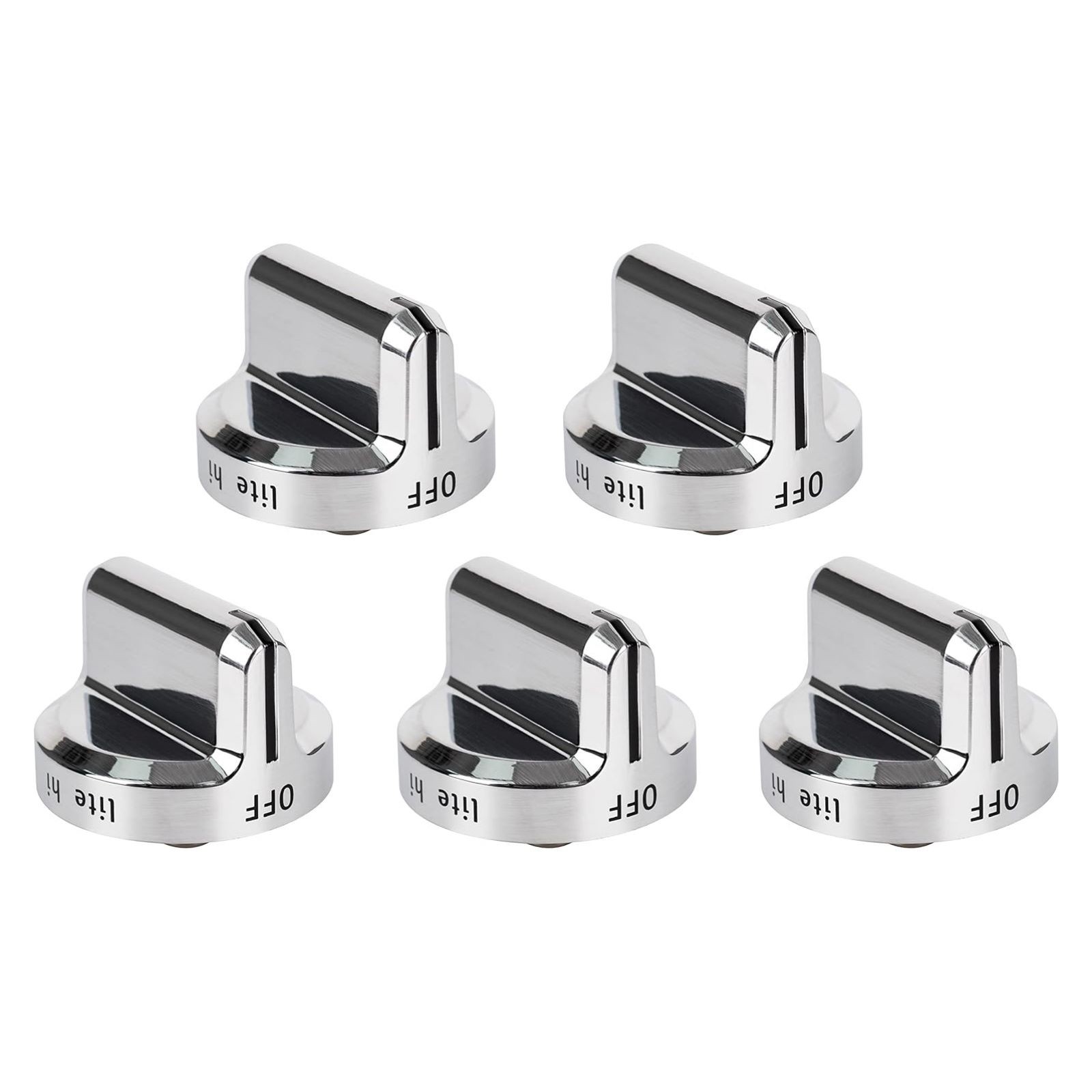 5PCS Range Control Knob Replacement 5304502763 For Frigidaire Oven Gas Stove