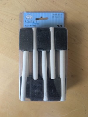 Royal Langnickel Crafters Choice Pack of 20 Foam Brushes - Brand New