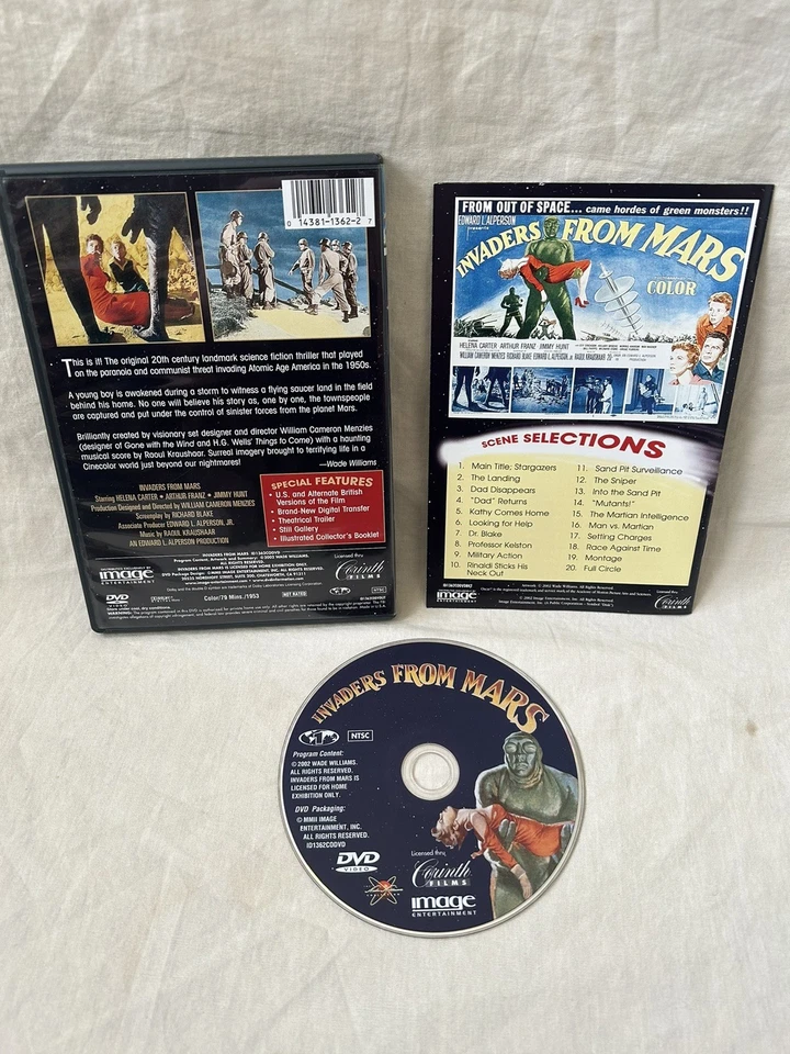 INVADERS FROM MARS - 50th Anniversary Special Edition DVD - Image 2 of 3