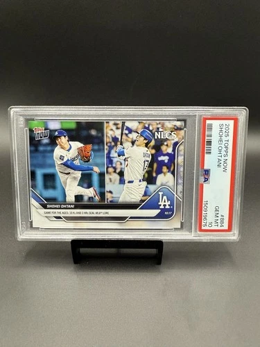2025 Topps Now Shohei Ohtani 884 PSA 10 Card Dodgers