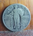 *1927 Silver Standing Liberty Quarter  #50