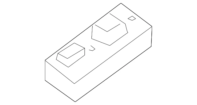 Genuine Nissan 370Z Coupe Front Passenger Window Switch 25411-1EA0C NEW OEM - Image 2 of 4