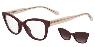 Moschino Love MOL657/C/TN Burgundy 2 49/17/135 GIRL Eyewear Frame
