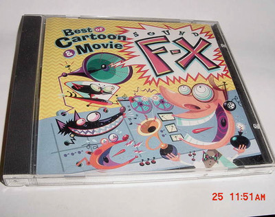 THE BEST OF CARTOON & MOVIE SOUND F-X/EFFECTS - CD - KTEL - RARE! 
