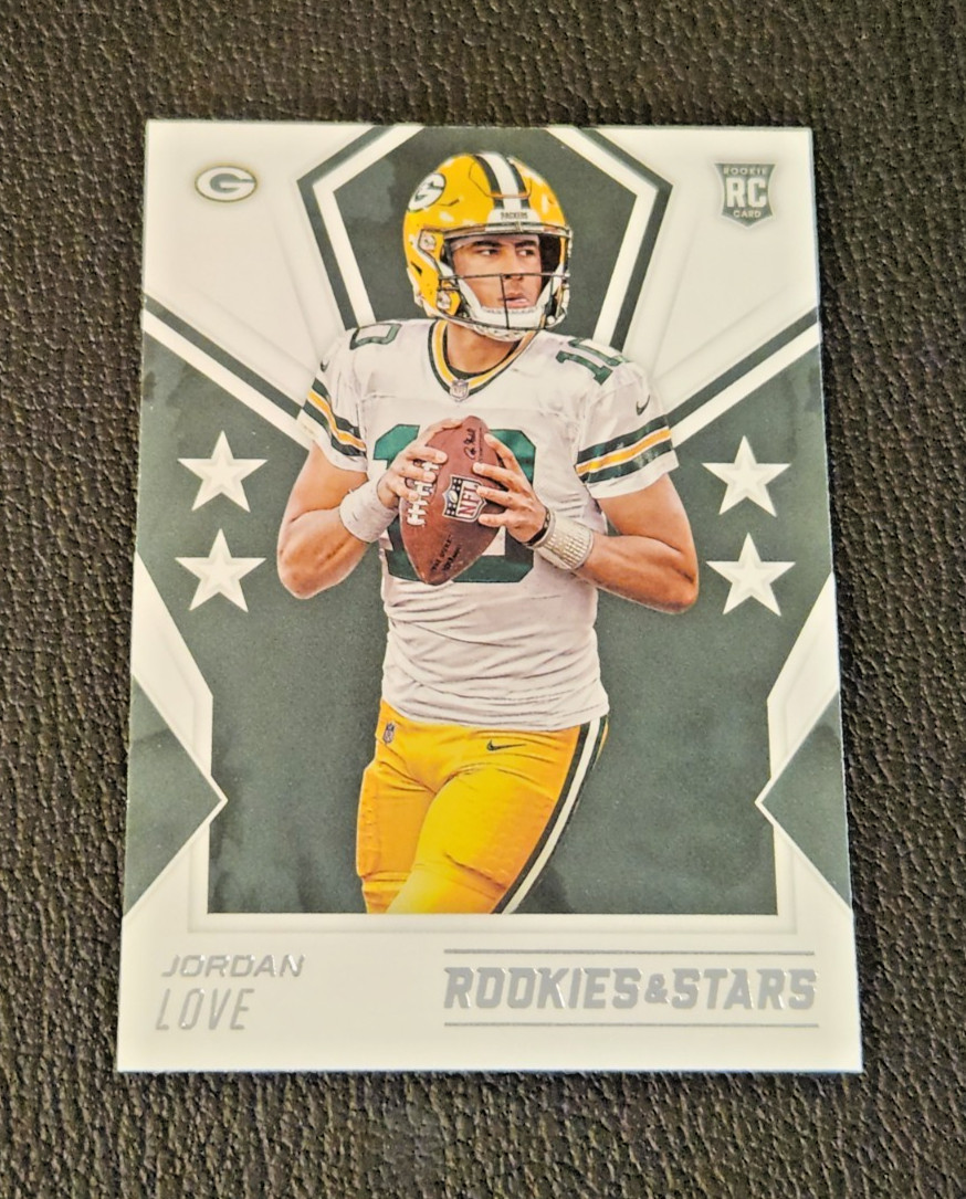 Jordan Love Rookie Card ( 2020 Panini Rookies & Stars #104 RC NM Packers )