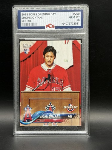 2018 Topps Opening Day - Shohei Ohtani #200 (RC) Rookie Graded GEM MINT 10 🔥