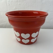 Wächtersbach Herzen Graziela Übertopf Pflanztopf Blumentopf rot 12cm