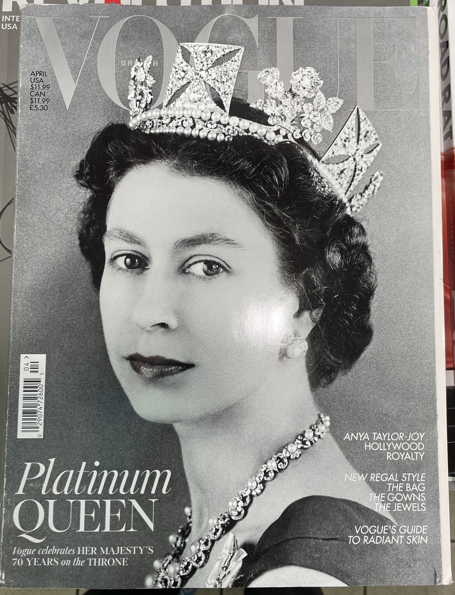 女性情報誌 Vogue UK Magazine April 2022 VOGUE UK (BRITISH VOGUE) MAG-APRIL 2022-PLATINUM QUEEN-GOOD
