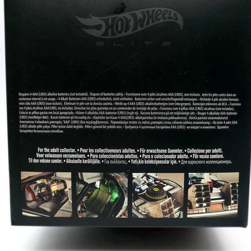 HotWheels 1/18 Back To The Future Time Machine Delorean BLY44 WITH LIGHT & SOUND - Picture 9 of 11