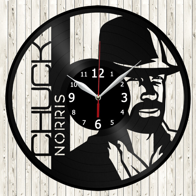 Chuck Norris Vinyl Record Wall Clock Decor Handmade 4331 | eBay