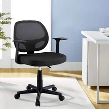 NNEDSZ Artiss Mesh Office Chair Computer Gaming Desk Chairs Work Study Mid Back