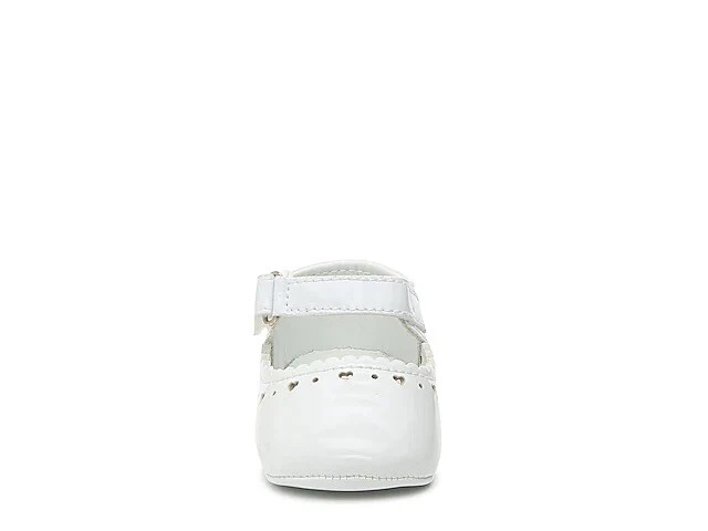 LAURA ASHLEY BABY GIRLS CHRISTEN MARY JANE FLAT DRESS SHOES WHITE SIZE：4  INFANT - Image 2 of 4