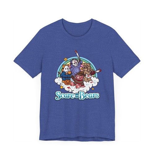 Scare Bear Horror T-Shirt Scare Bears Halloween Scary Tee Shirt - Picture 8 of 17