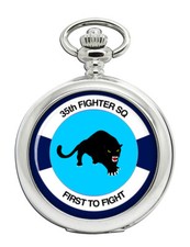 35th Fighter Squadron USAF Pocket Watch