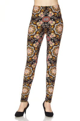 Womens Buttery Soft Premum Sold Color Leggngs - One Sze and Plus